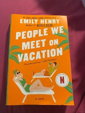 People We Meet on Vacation - Orange Paperback Novel